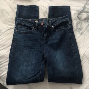 High Rise Skinny Jeans Dark Wash